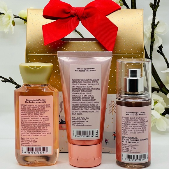 Bath and Body Works Travel Size Champagne Toast Gift Set Fragrance, Gel, Cream - Picture 7 of 8